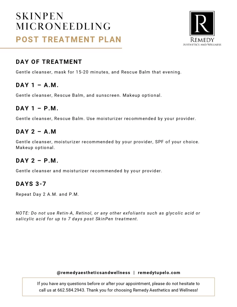 remedy pre post care skinpenmicroneedling page 0001