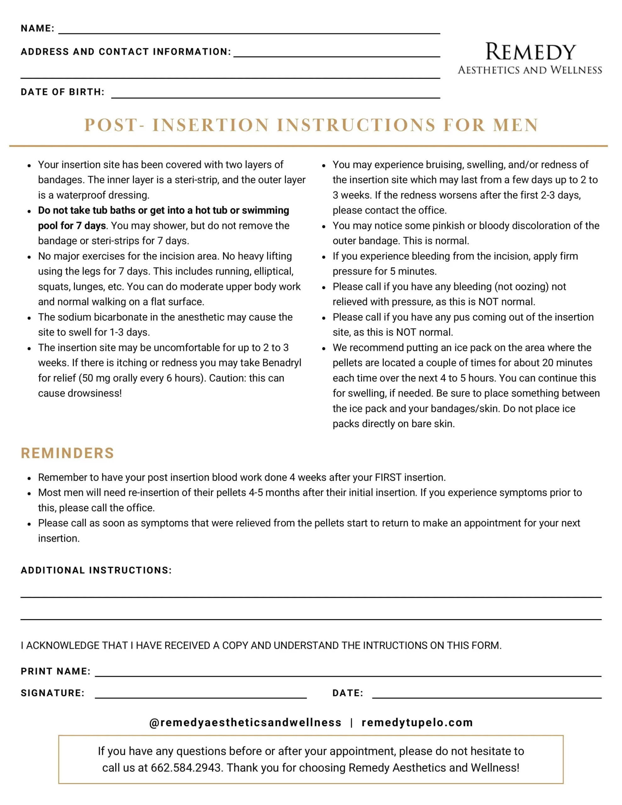 Post Insertion Instructions for Men and Women images 0 scaled