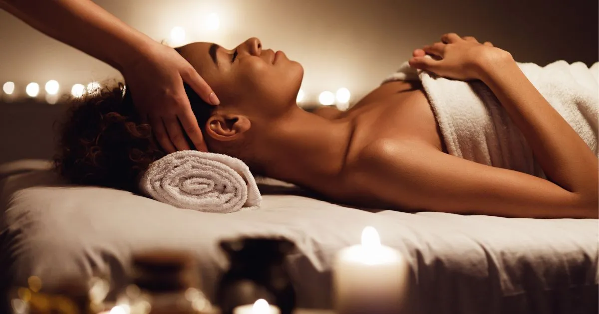A woman receives a relaxing massage therapy in Tupelo, MS, for stress relief and wellness
